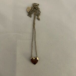 Gold heart necklace